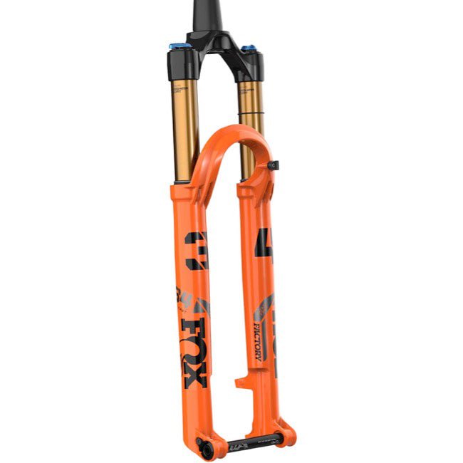 2025 Fox 34 Factory Step Cast Fork - Kashima - 29"- Shiny Orange - 120mm - GRIP SL - The Lost Co. - Fox Racing Shox - 910-21-300 - 821973490694 - -