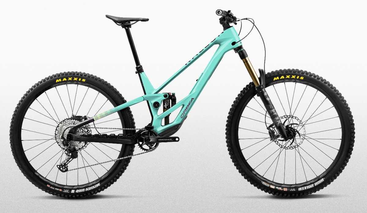 2027 Orbea Rallon 450 E10 - The Lost Co. - Orbea - U25303M7 - 8434446289880 - Aloha Green - Fantasy Purple Carbon View (Gloss) - S