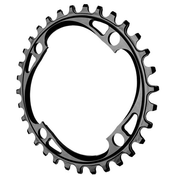 absoluteBLACK Chainring 104BCD 38T - Black - The Lost Co. - Absolute Black - SH38BK - 5110846000821 -