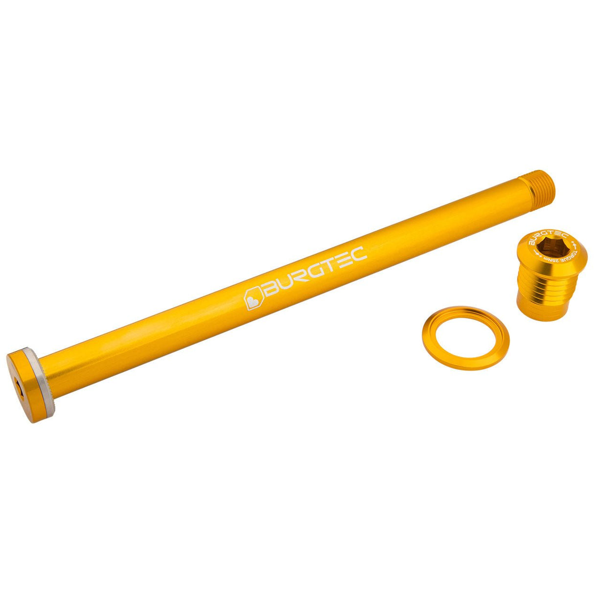 Burgtec Giant 183.5mm Rear Axle - Burgtec Bullion Gold - The Lost Co. - Burgtec - 14758 - 724901938193 -