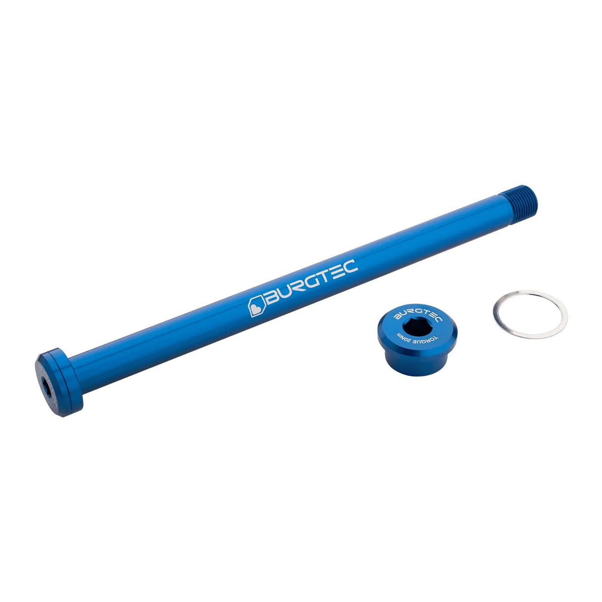 Burgtec Rocky Mountain 173mm Rear Axle - Deep Blue - The Lost Co. - Burgtec - 12213 - 724901936212 -