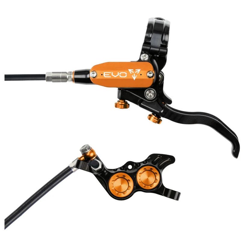 Hope Tech 4 Evo GR4 - Left/Front - Black/Orange - The Lost Co. - Hope - B - HT3405 - B - HT3405 -