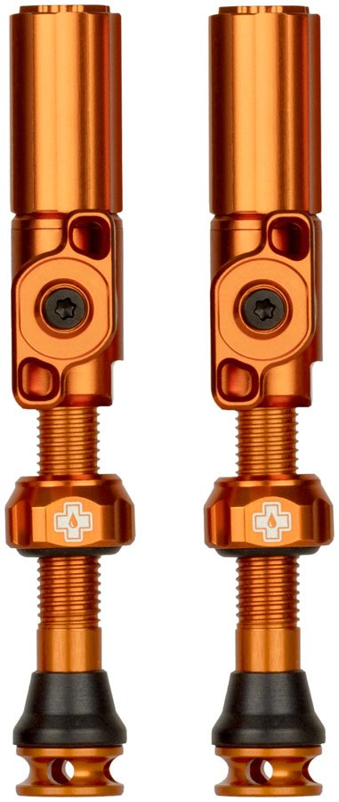 Muc - Off Big Bore Hyrid Tubeless Valve Stems - Medium 35mm - Orange - The Lost Co. - Muc - Off - 21150 - 5037835220186 -