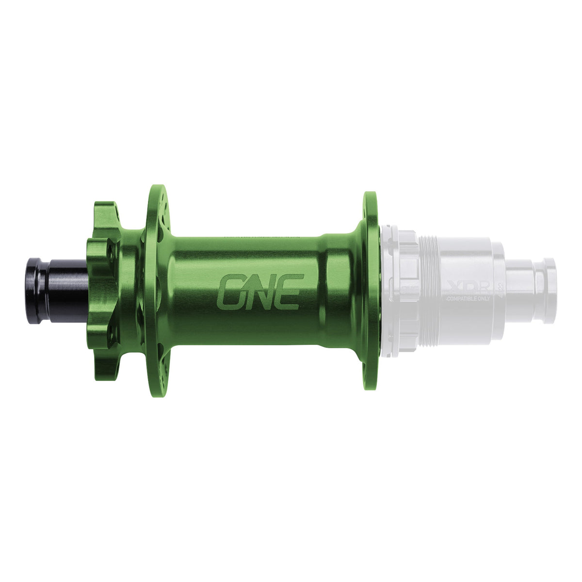 OneUp Components Rear Hub - 12x148mm - 32h - 6-Bolt - Dark Green - No Freehub - The Lost Co. - OneUp Components - 1C0741DGR - 628219407085 -