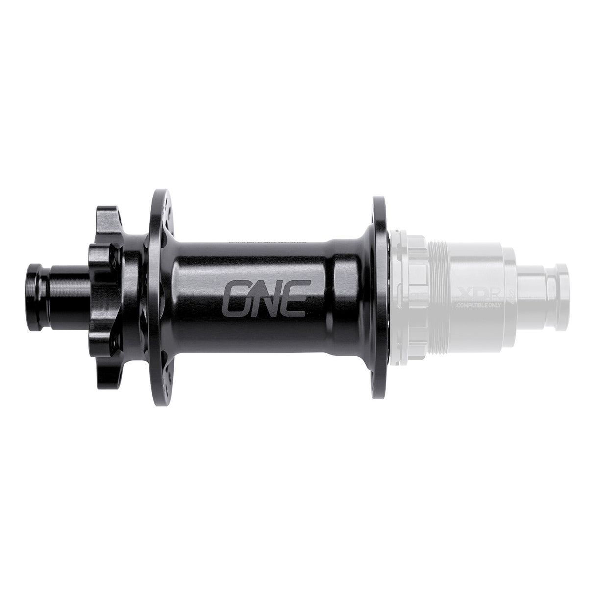 OneUp Components Rear Hub - 12x148mm - 6 - Bolt - 28h - Black (No Freehub) - The Lost Co. - OneUp Components - 1C0743BLK - 628219406927 -
