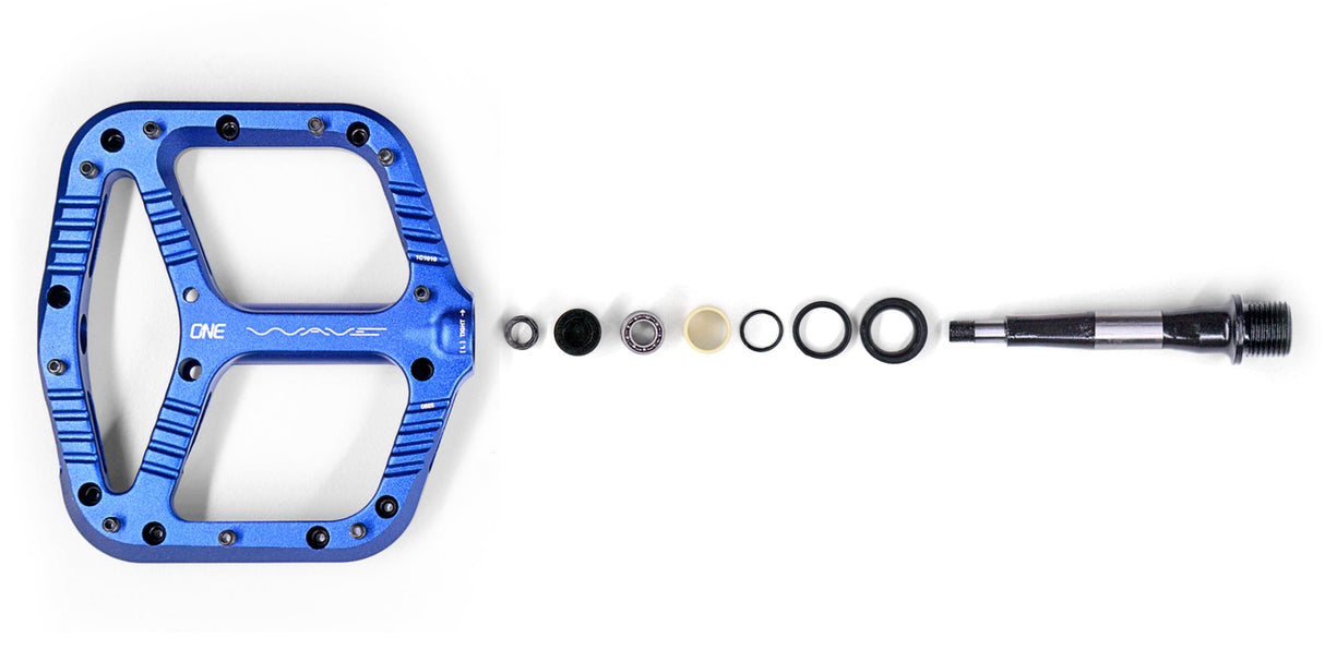 OneUp Components Wave Pedals - The Lost Co. - OneUp Components - 1C1010BLK - 0628219407399 - Black -