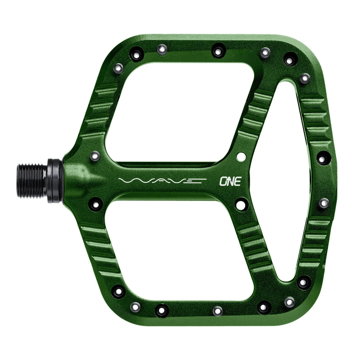 OneUp Components Wave Pedals - The Lost Co. - OneUp Components - 1C1010DGR - 0628219407412 - Dark Green -