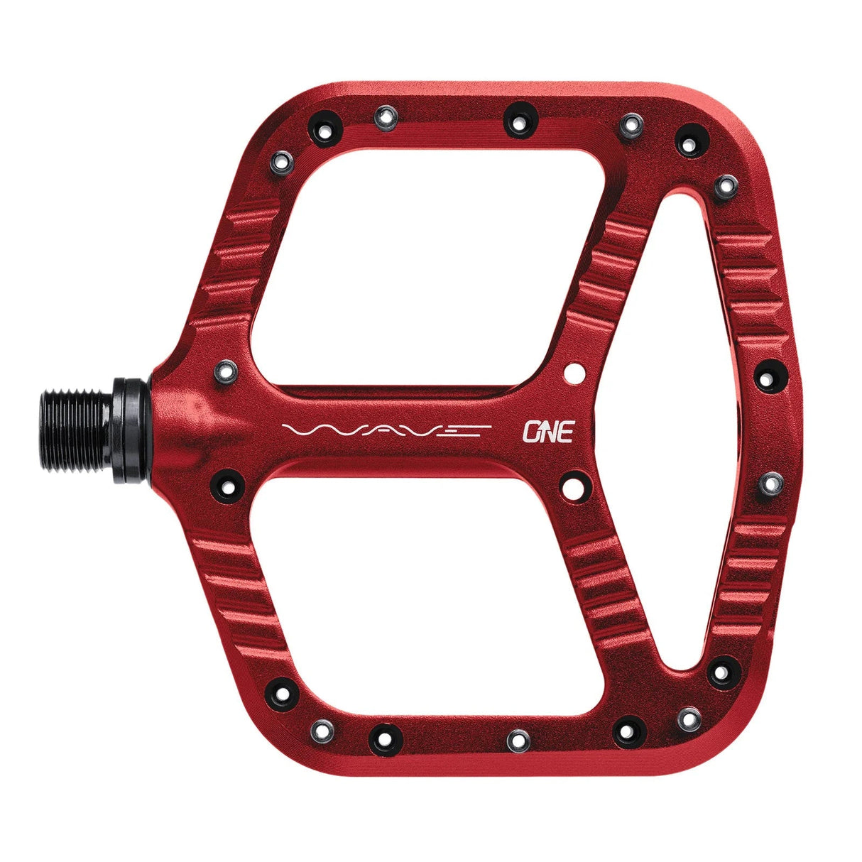 OneUp Components Wave Pedals - The Lost Co. - OneUp Components - 1C1010RED - 0628219407450 - Red -