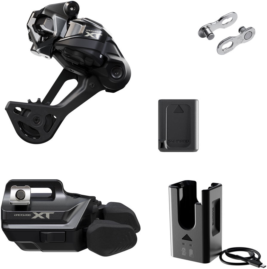 Shimano Deore XT M8250 Di2 Wireless Upgrade Kit - SGS Rear Derailleur, IR I - SPEC EV Shifter - The Lost Co. - Shimano - IGPM8250UPG06 - 192790927985 -