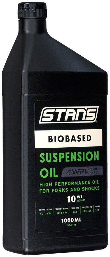 Stans Biobased Suspension Oil - 10WT 1L - The Lost Co. - Stans No Tubes - LC0012 - 847746066200 -
