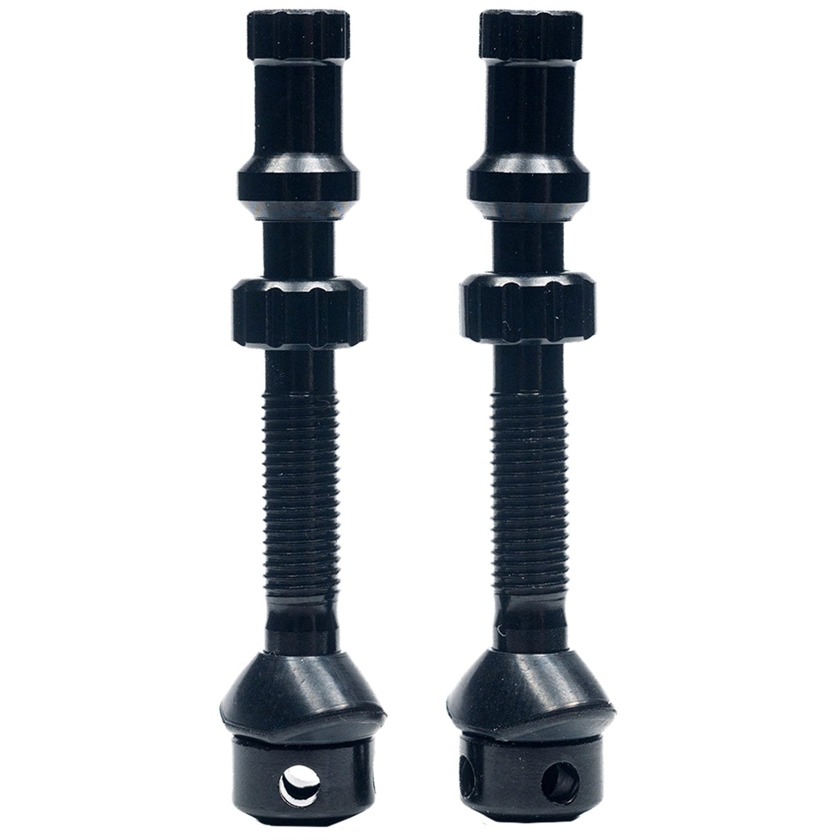 Stans Universal+ Presta Valves - Regular (37mm) - Pair - Black - The Lost Co. - Stan's No Tubes - AS0233 - 847746065791 -