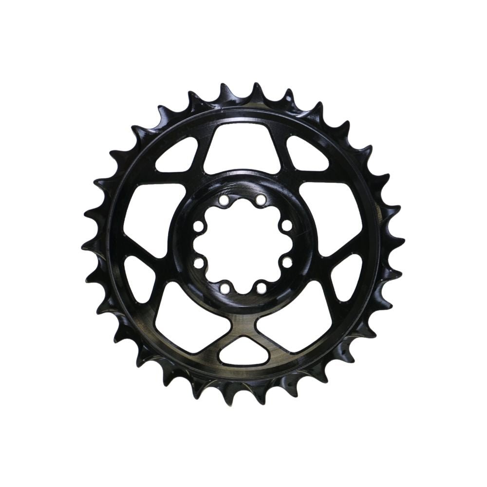 5DEV Chainring - T-Type SRAM 8-Bolt Chainring - 3mm Offset - 34T - Black - The Lost Co. - 5Dev - B-FD2399 - 850058721248 - -