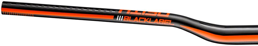 DEITY BLKlabel 800 Handlebar 25mm Rise 800mm Width 31.8 Clamp BLK w/ Orange - The Lost Co. - Deity - HB6424 - 817180021028 - -