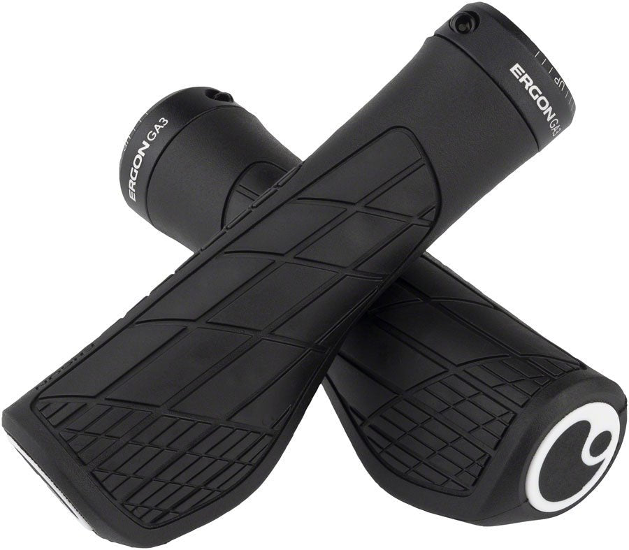 Ergon GA3 Grips - Black Lock-On Large - The Lost Co. - Ergon - HT2286 - 4260477068729 - -