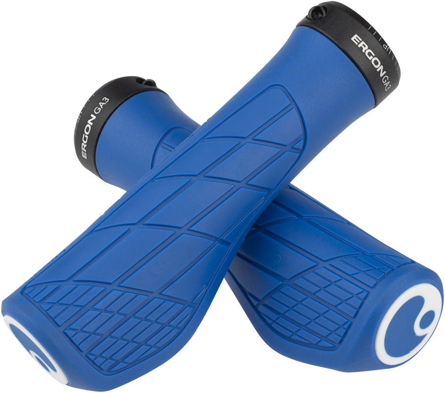 Ergon GA3 Grips - Midsummer Blue Lock-On Small - The Lost Co. - Ergon - HT2281 - 4260477068958 - -