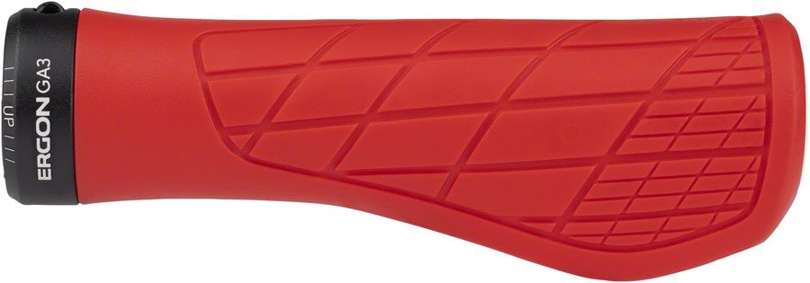 Ergon GA3 Grips - Risky Red Lock-On Large - The Lost Co. - Ergon - HT2287 - 4260477068736 - -