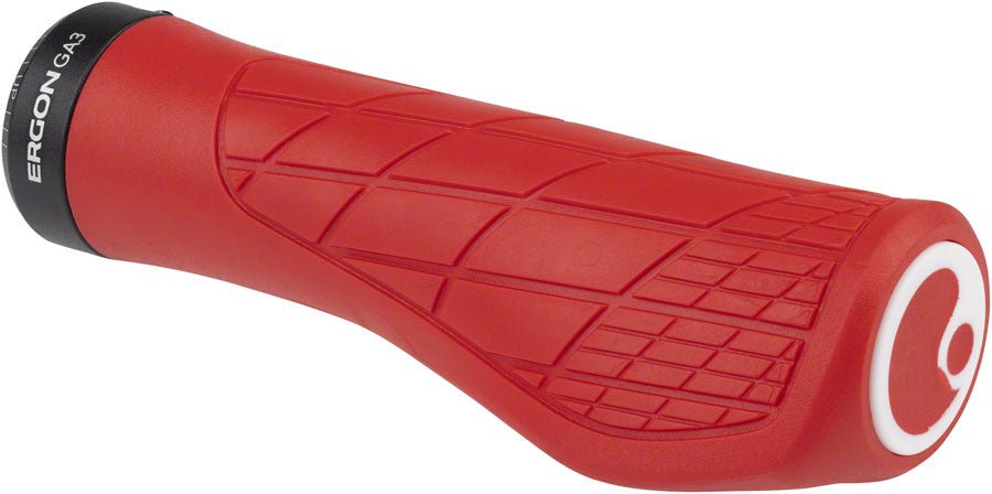 Ergon GA3 Grips - Risky Red Lock-On Large - The Lost Co. - Ergon - HT2287 - 4260477068736 - -