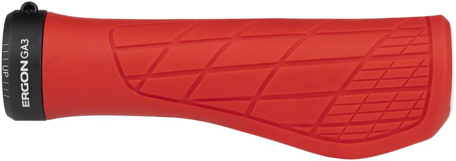 Ergon GA3 Grips - Risky Red Lock-On Small - The Lost Co. - Ergon - HT2280 - 4260477068941 - -
