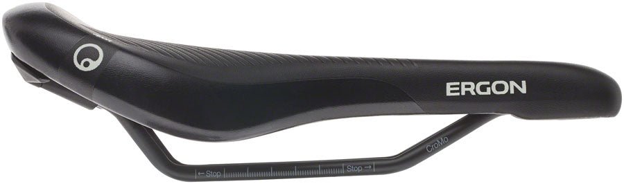 Ergon SM E Mountain Sport Women's Saddle - Chromoly Rails - Stealth Black - Small/Medium - The Lost Co. - Ergon - SA0756 - 4260477067791 - -