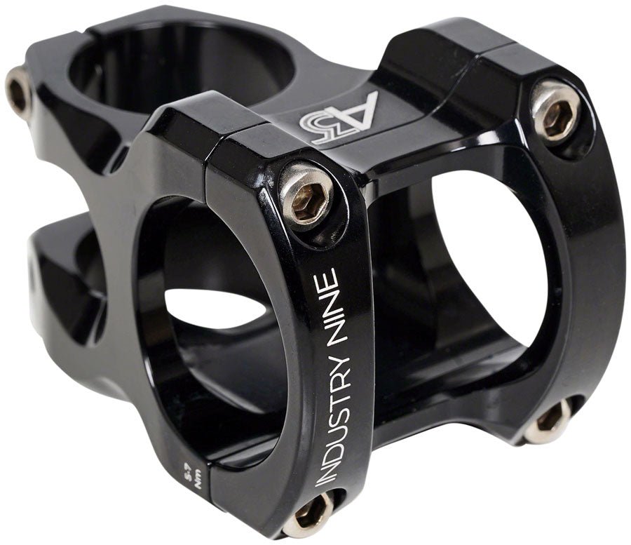 Industry Nine A318 Stem - 50mm 31.8mm Clamp +/-4.4 1 1/8" Aluminum Black - The Lost Co. - Industry Nine - SM6041 - 810098985437 - -