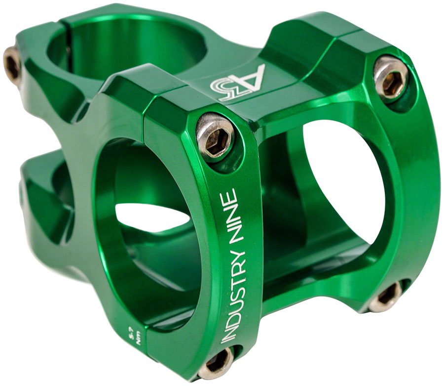 Industry Nine A35 Stem - 40mm 35mm Clamp +/-6 1 1/8" Aluminum Green - The Lost Co. - Industry Nine - SM6061 - 810098985673 - -