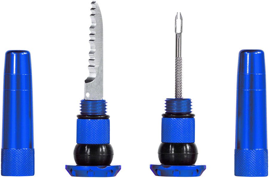 Muc-Off Stealth Tubeless Puncture Plugs Tire Repair Kit - Bar-End Mount - Blue - Pair - The Lost Co. - Muc-Off - H030190-06 - 5037835207972 - -