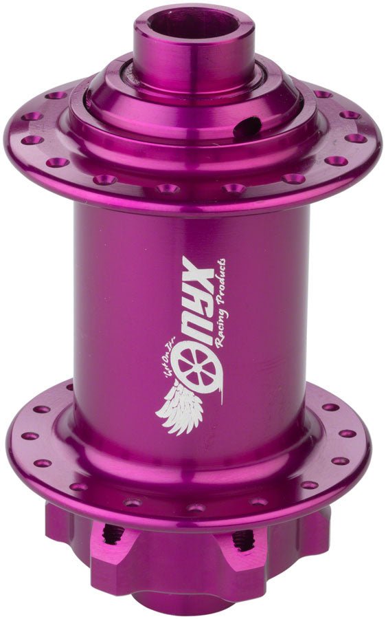 Onyx MTB Front Hub - 15 x 110mm Boost 6-Bolt Purple - The Lost Co. - ONYX Racing Products - HU7411 - -