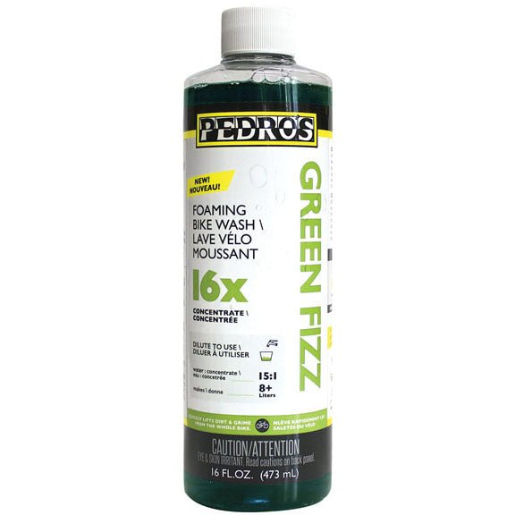 Pedros Green Fizz Bike Wash Concentrate - 16oz Bottle - The Lost Co. - Pedros - LU9103 - 790983295806 - -