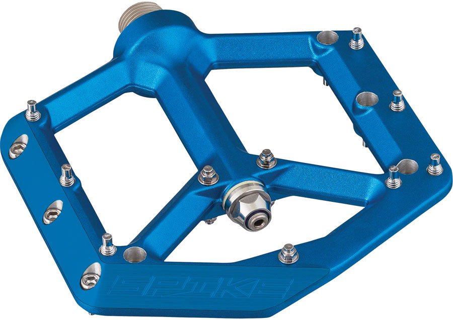 Spank Spike Pedals - Platform Aluminum 9/16" Blue - The Lost Co. - Spank - B-SP6242 - 4710155965692 - -