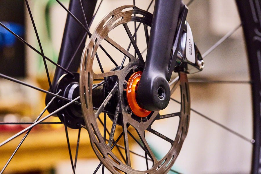 Wolf Tooth Centerlock Rotor Lockring - Internal Splined Green - The Lost Co. - Wolf Tooth - BR0506 - 810006806892 - -