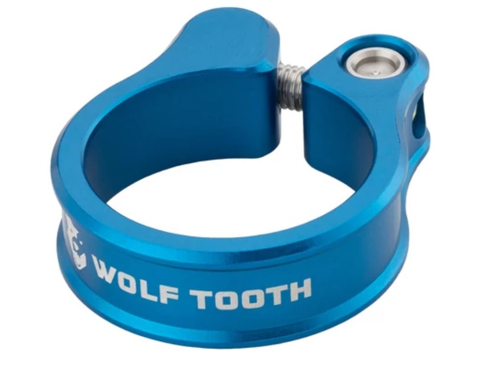 Wolf Tooth Components Seatpost Clamp - The Lost Co. - Wolf Tooth Components - SC-35-BLU - 810006800180 - Blue - 34.9mm