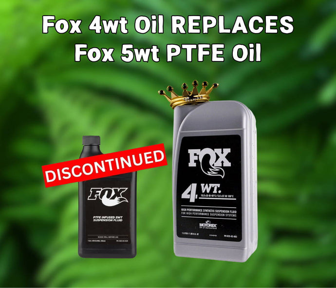 Fox 4wt Fluid Replaces Fox 5wt PTFE Fluid