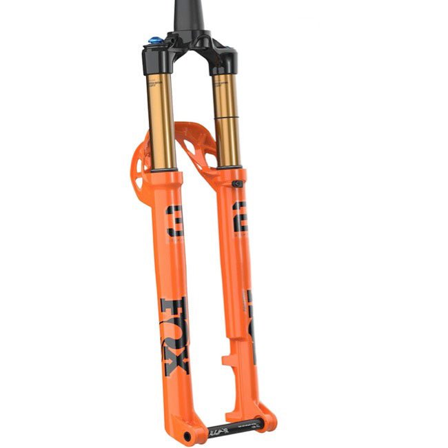 2025 Fox 32 Factory Step Cast Fork - Shiny Orange - 29