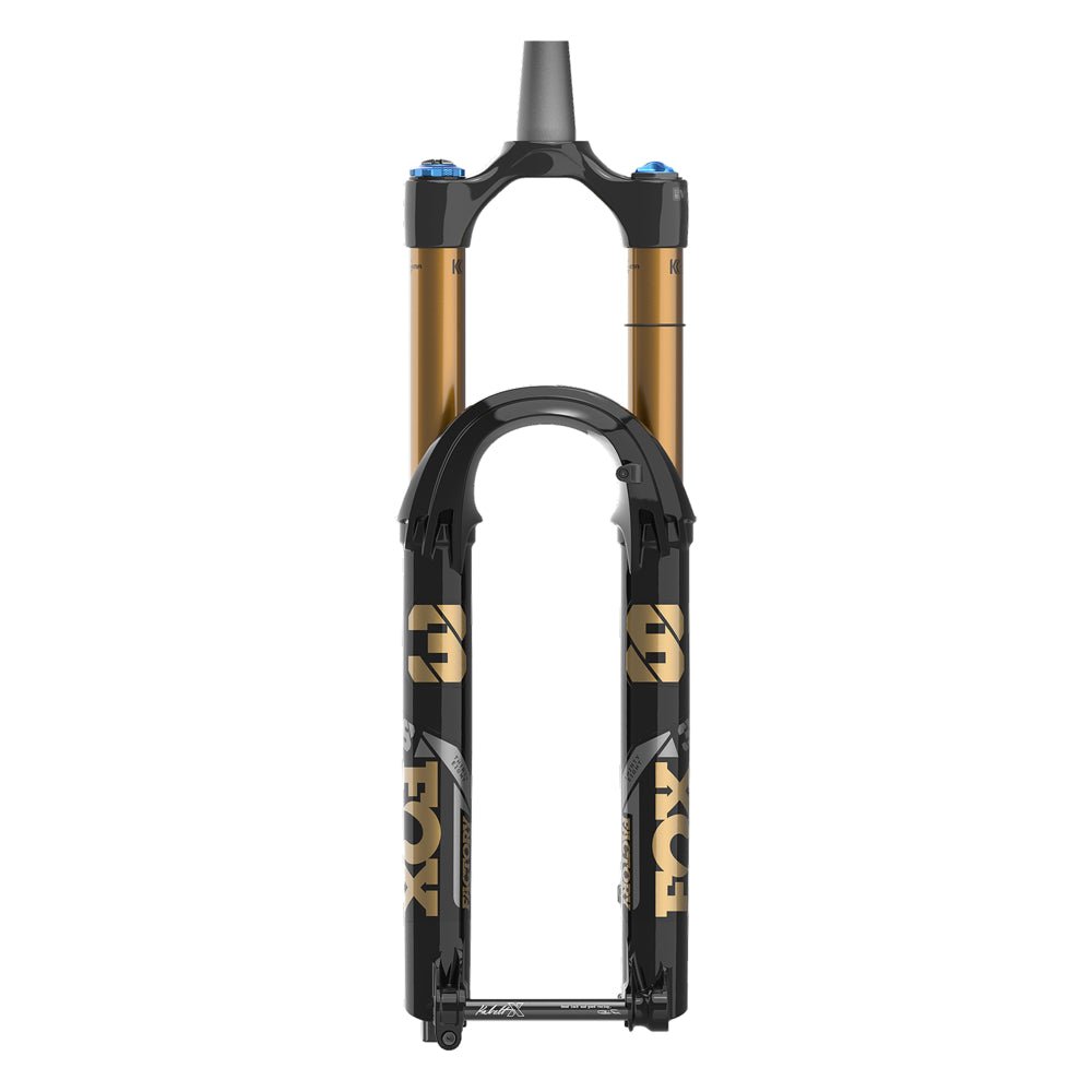 2025 Fox 38 Factory Fork - Kashima - 27.5" - Shiny Black - GRIP X2 - The Lost Co. - Fox Racing Shox - 910 - 21 - 308 - 821973490816 - 170 mm - 