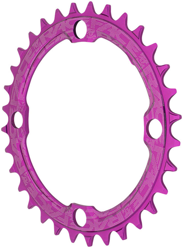 RaceFace 1x Narrow Wide Chainring - 32t 104 BCD 10-12 Speed 7075 Aluminum Purple