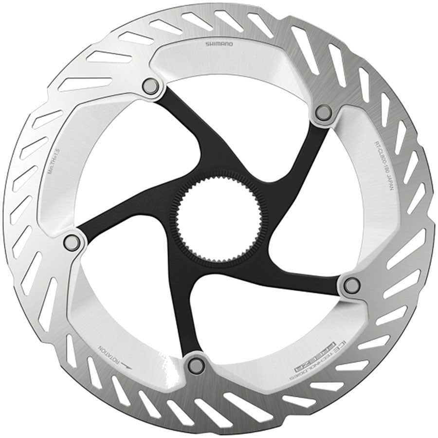 Shimano RT-CL800 ME Disc Brake Rotor - 180mm Centerlock External Spline Lockring Included