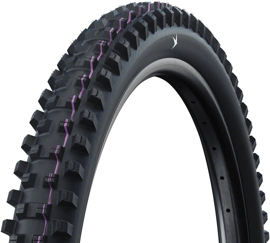 Schwalbe Shredda Front Tire - 29 x 2.50 Tubeless Folding BLK Evolution Line Gravity Pro Addix Ultra Soft Radial E-50
