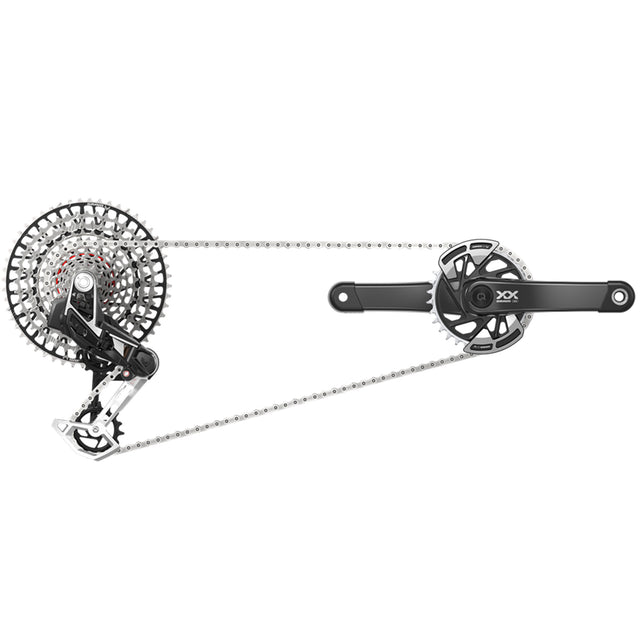 SRAM XX T-Type Eagle AXS Power Meter Group 170mm Blk D2