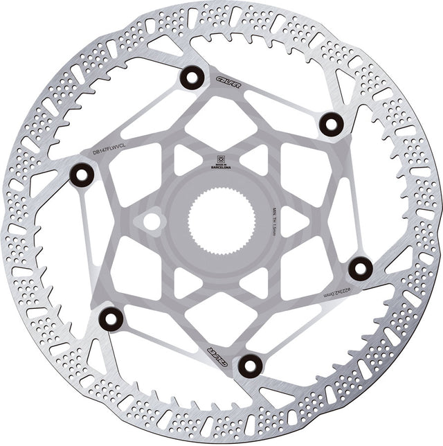 Galfer Shark Evo Disc Brake Rotor - 223mm x 2.0mm Centerlock Raw