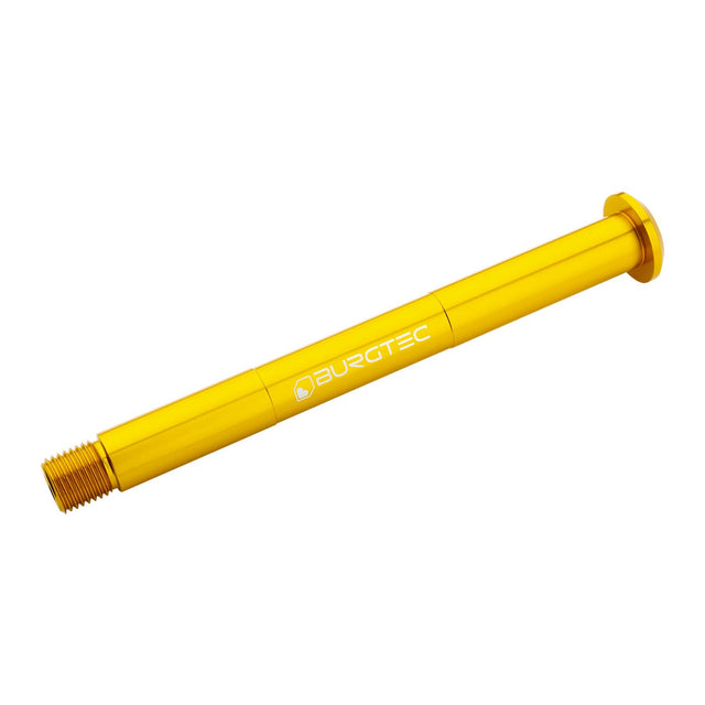 Burgtec Fox Fork Pre-2021 Axle 15x110mm - Bullion Gold - The Lost Co. - Burgtec - 9418 - 712885686469 - 