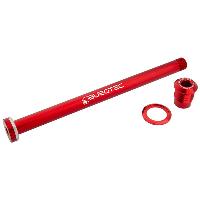 Burgtec Giant 183.5mm Rear Axle - Race Red - The Lost Co. - Burgtec - 14752 - 724901938131 - 