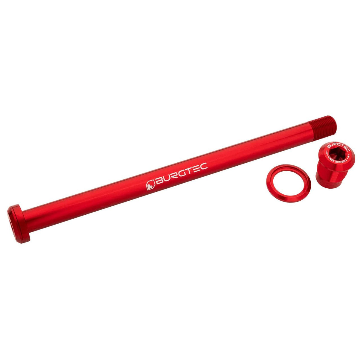 Burgtec Pivot 185.3mm UDH Rear Axle - Race Red - The Lost Co. - Burgtec - 10742 - 724901933617 - 