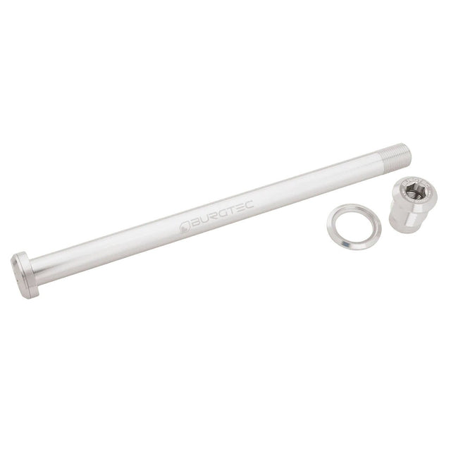 Burgtec Pivot 185.3mm UDH Rear Axle - Rhodium Silver - The Lost Co. - Burgtec - 10747 - 724901933662 - 