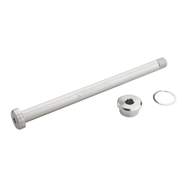 Burgtec Rocky Mountain 173mm Rear Axle - Rhodium Silver - The Lost Co. - Burgtec - 12217 - 724901936250 - 