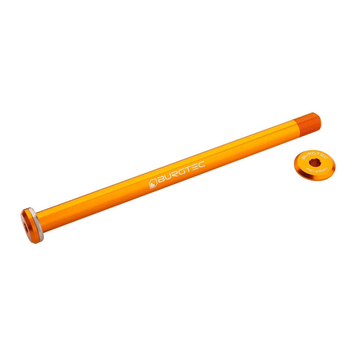 Burgtec Santa Cruz V10 182mm Rear Axle - Iron Bro Orange - The Lost Co. - Burgtec - 10426 - 764283663382 - 