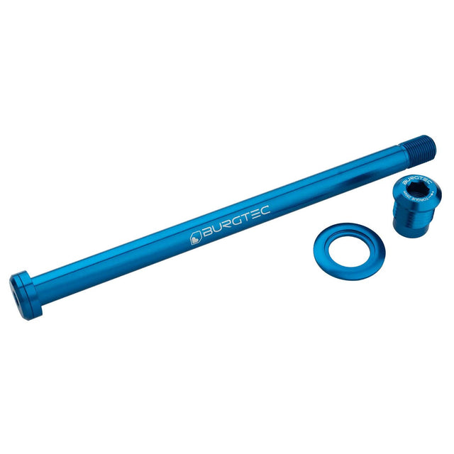 Burgtec Trek 184.5mm Rear Axle - Deep Blue - The Lost Co. - Burgtec - 10103 - 764283661296 - 