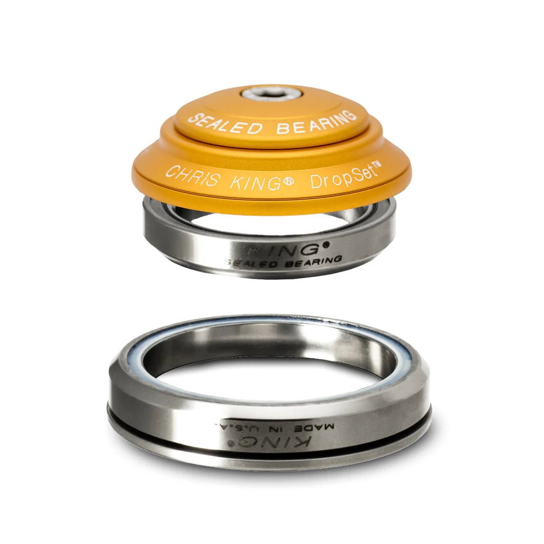 Chris King DropSet 3 Headset - The Lost Co. - Chris King - CBY2 - 841529278576 - Matte Gold - 50th Anniv - 