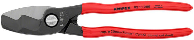 Knipex Cable Shears with Twin Cutting Edge - 8" - The Lost Co. - Knipex - 95 11 200 SBA - 843221000332 - 