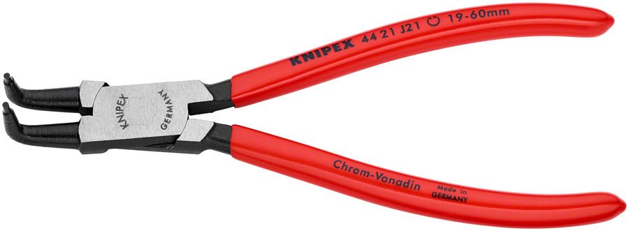 Knipex Internal 90deg Angle Snap Ring Pliers - 6 3/4" - The Lost Co. - Knipex - 44 21 J21 SBA - 843221000769 - 