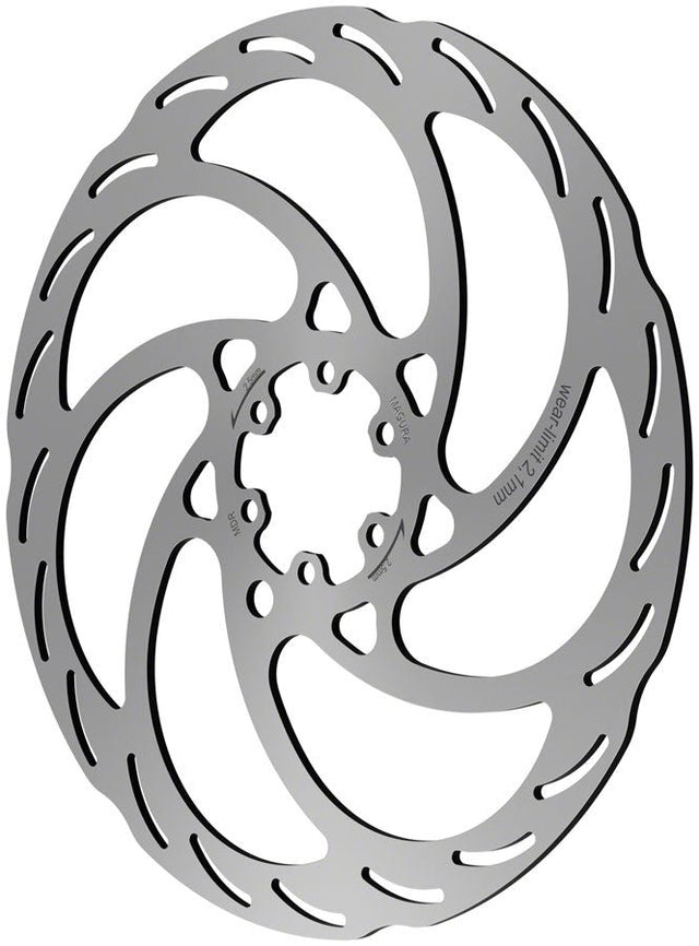 Magura Gustav Pro MDR - S Rotor - 180mm - 6 - Bolt - 2.5mm Thickness - For Magura Gustav Pro Caliper Only - The Lost Co. - Magura - 2703069 - 4055184041864 - 